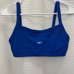 SET Active Blue Sports Bra